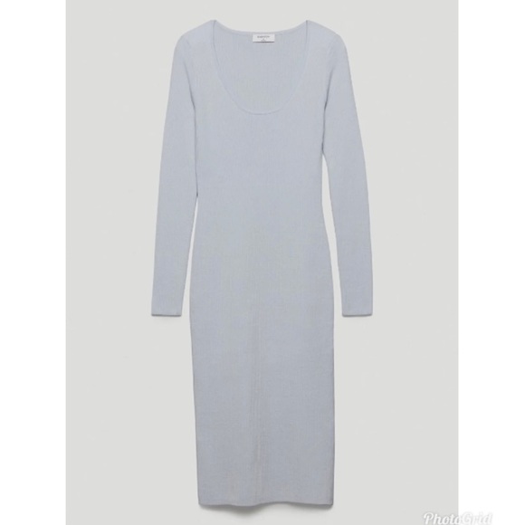 Aritzia Babaton Blue Neighbour Dress - Picture 3 of 6